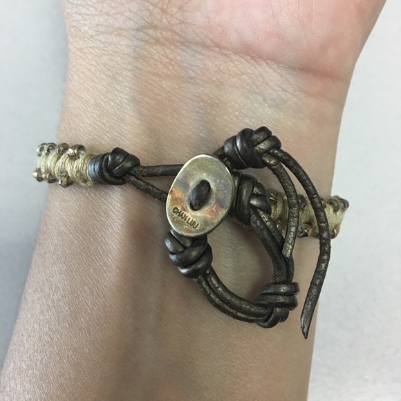 Chan Luu Single Wrap Bracelet with Nuggets - Picture 4 of 4